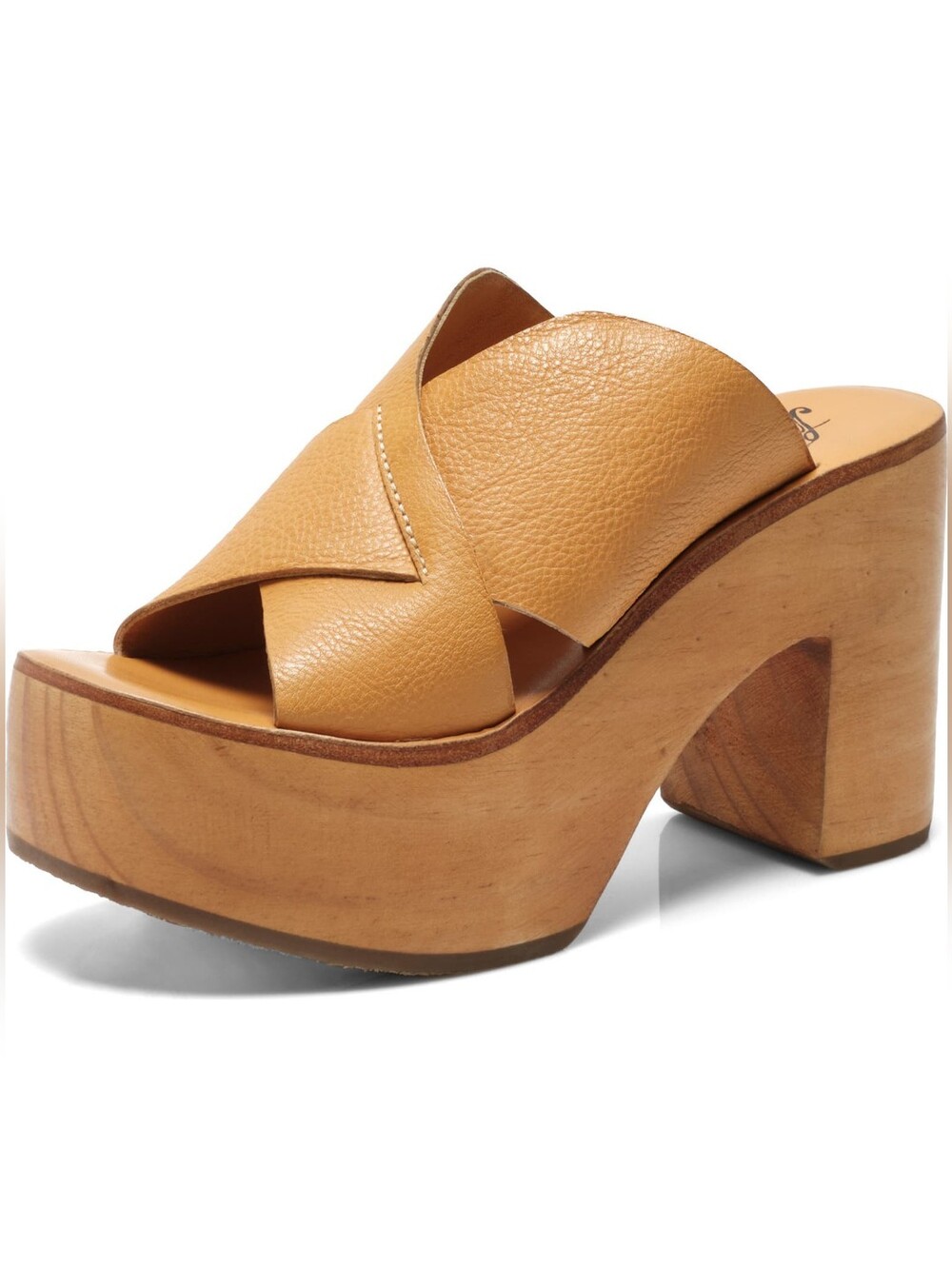 FREE PEOPLE Kora Platform Sandal Women Size 39 = 8.5, 8 US Chunky Wood Platform